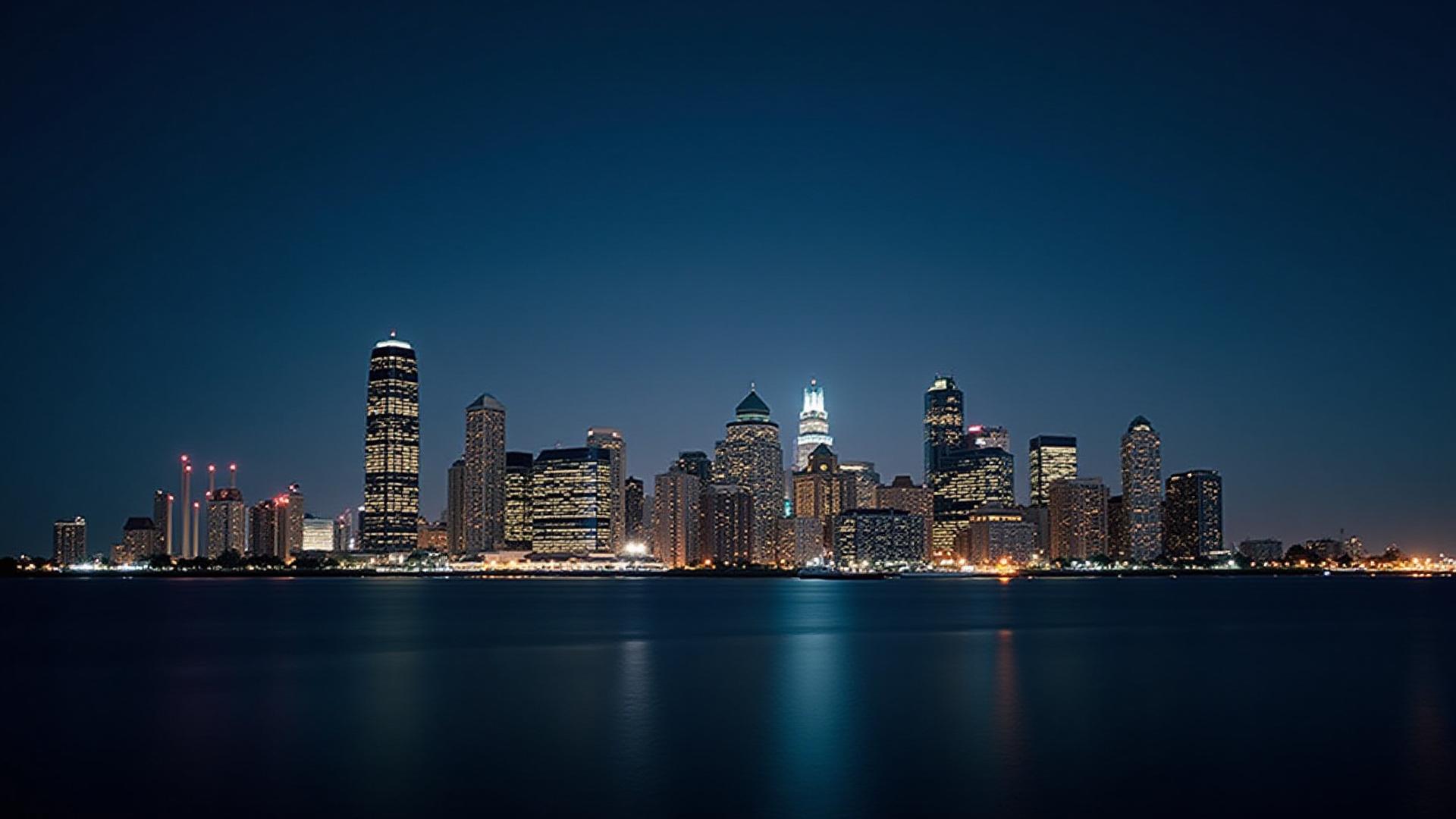 Detroit Skyline background