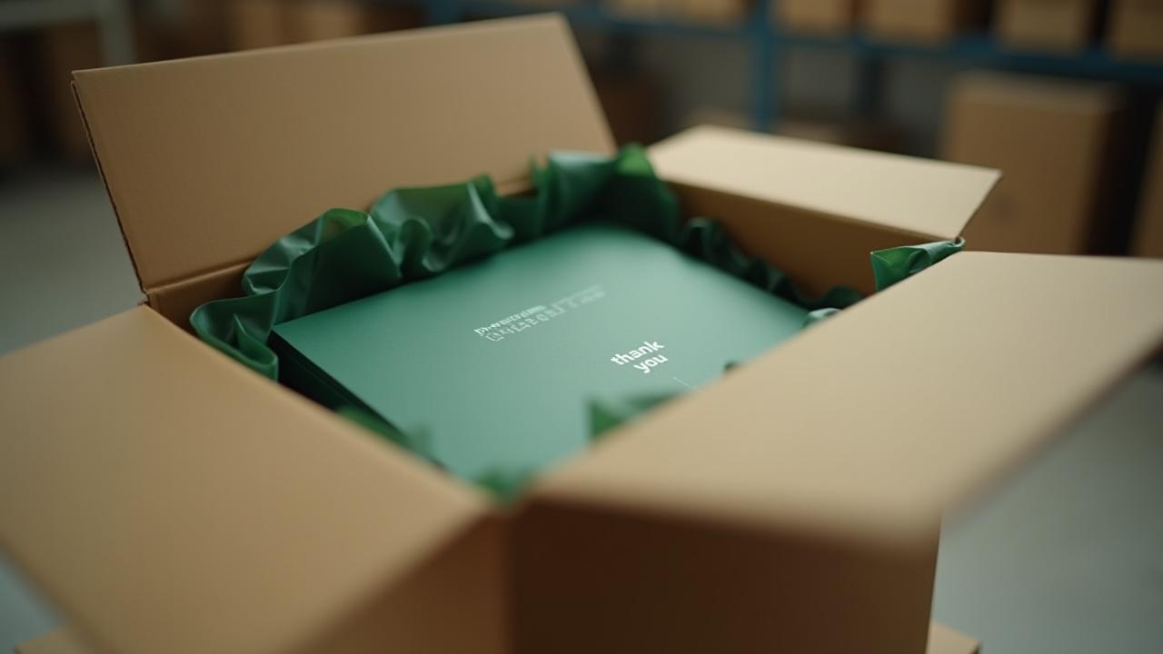 Premium branded e-commerce packaging ready for last-mile delivery